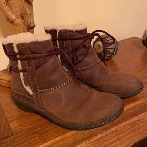 All weather ugh boots. Gently worn...unique style.